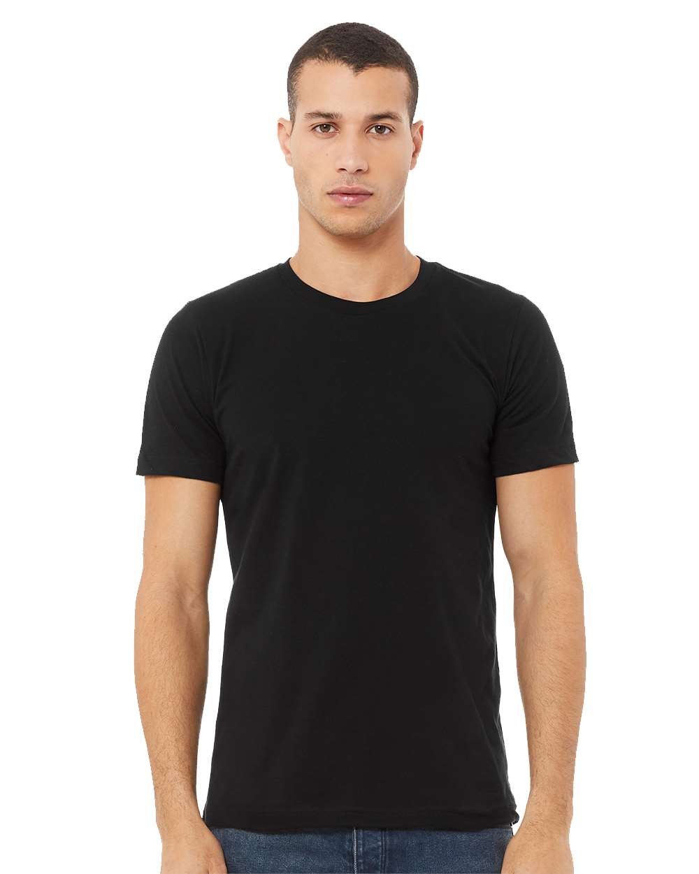 Bella+Canvas 3001 Black Front High Model.jpg