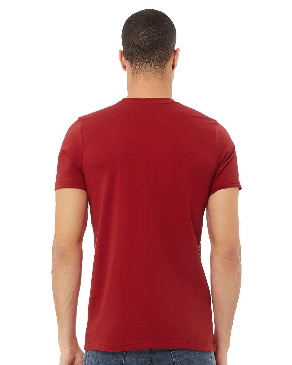 Bella+Canvas 3001 Canvas Red Front High Model.jpg - Image 2