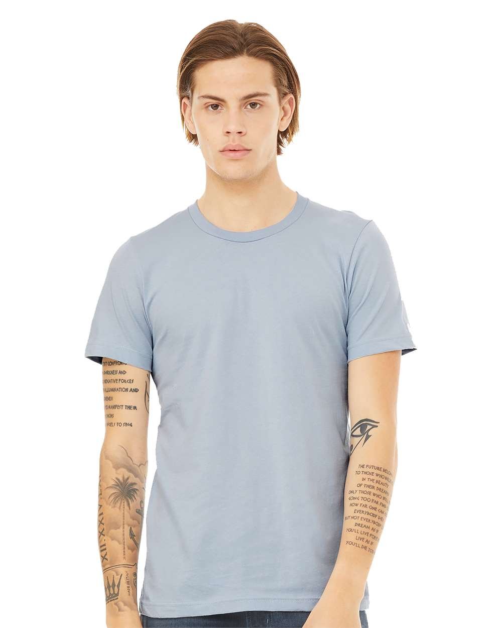 Bella+Canvas 3001 Light Blue Front High Model.jpg