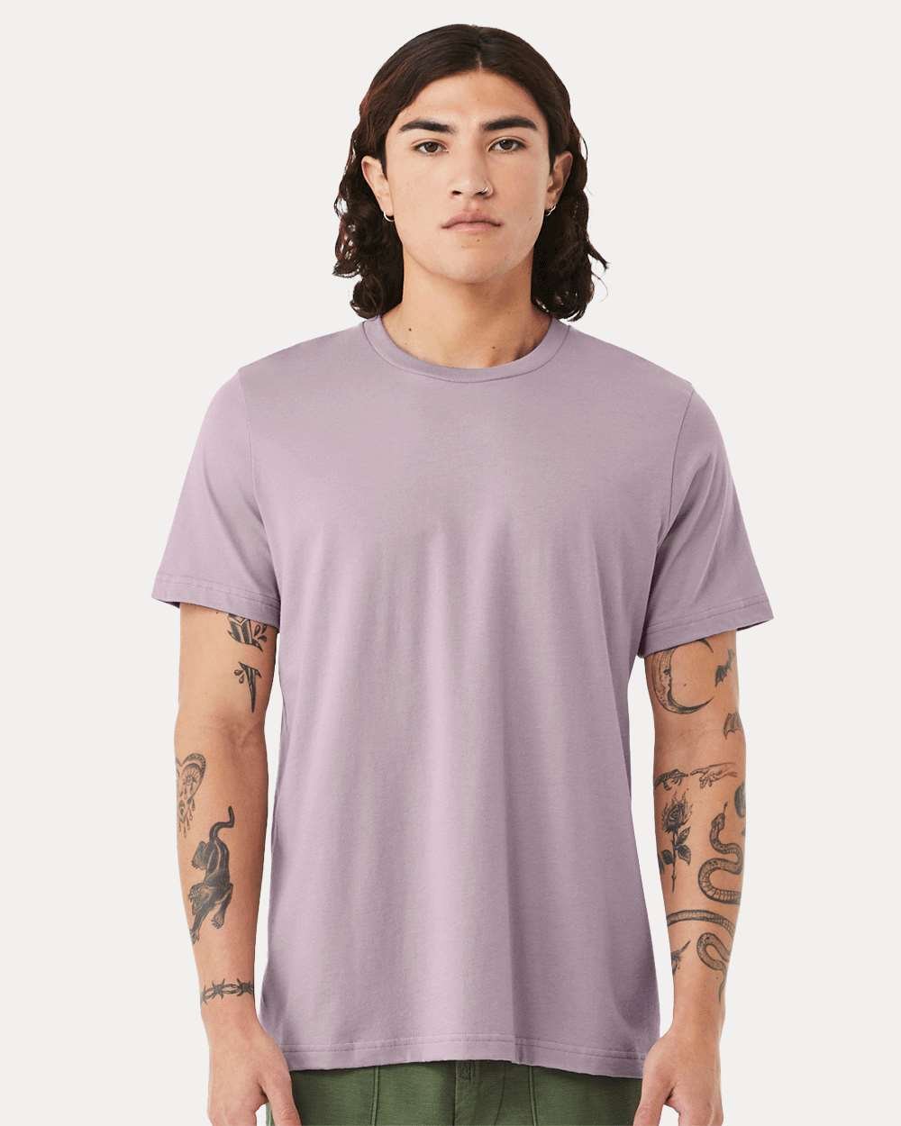 Bella+Canvas 3001 Light Violet Front High Model.jpg