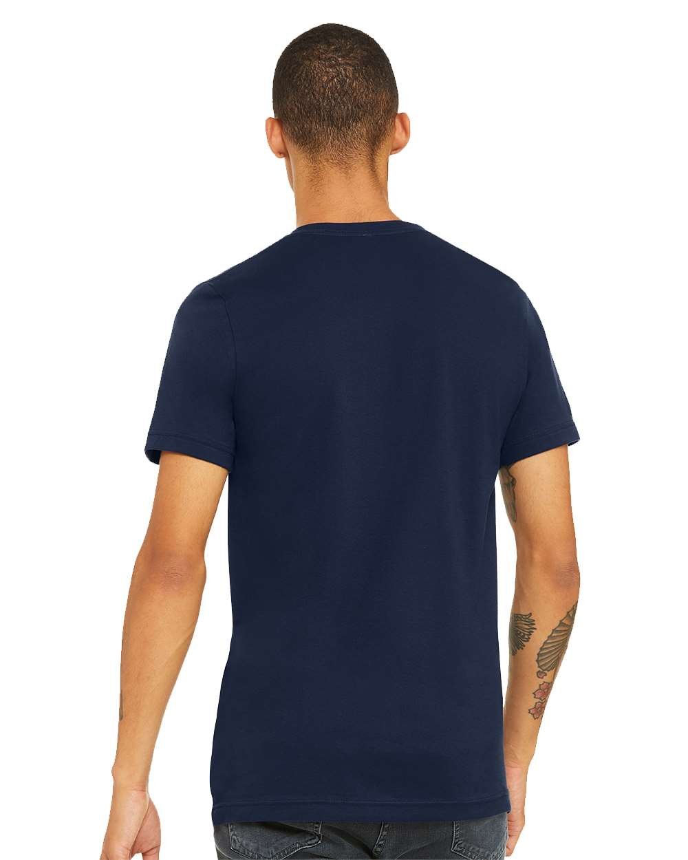 Bella+Canvas 3001 Navy Front High Model.jpg - Image 2