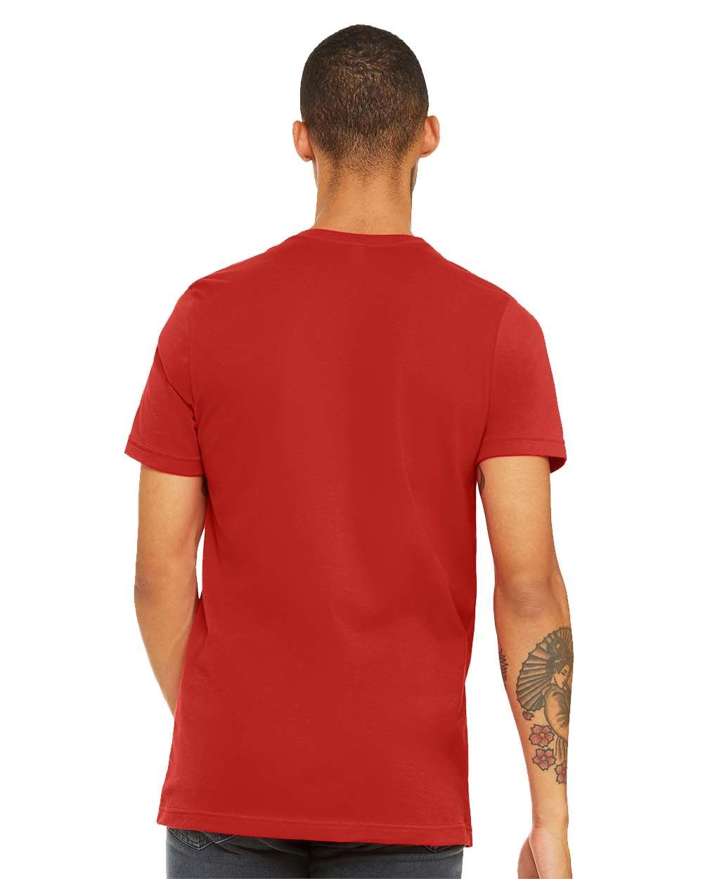 Bella+Canvas 3001 Red Front High Model.jpg - Image 2