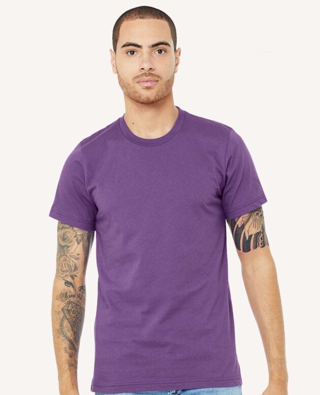 Bella+Canvas 3001 Royal Purple Front High Model.jpg