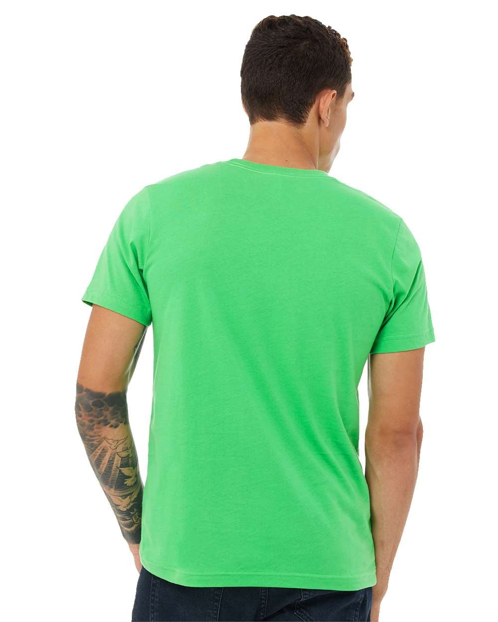 Bella+Canvas 3001 Synthetic Green Front High Model.jpg - Image 2
