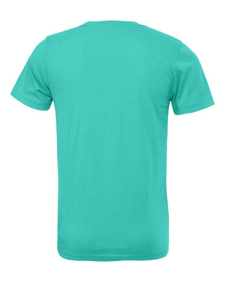 Bella+Canvas 3001 Teal Front High Model - Image 2
