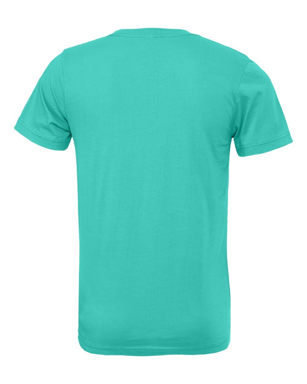 Bella+Canvas 3001 Teal Front High Model - Image 2