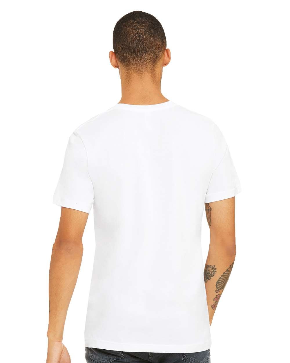 Bella+Canvas 3001 White Front High Model.jpg - Image 2
