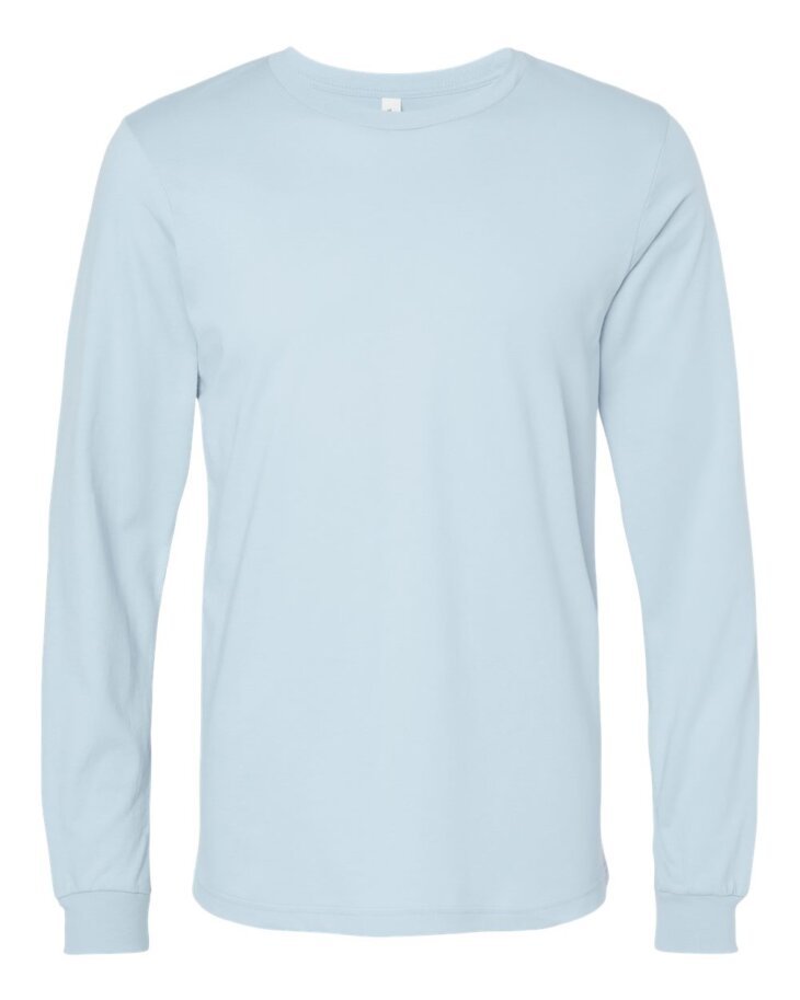 BELLA + CANVAS 3501 Baby Blue - Image 2