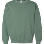 Gildan 18000 Heather Dark Green
