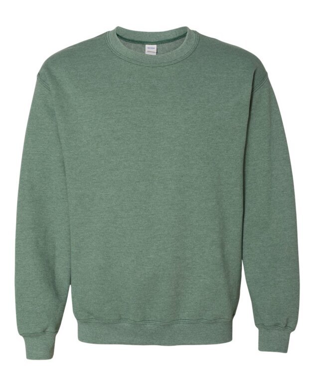 Gildan 18000 Heather Dark Green