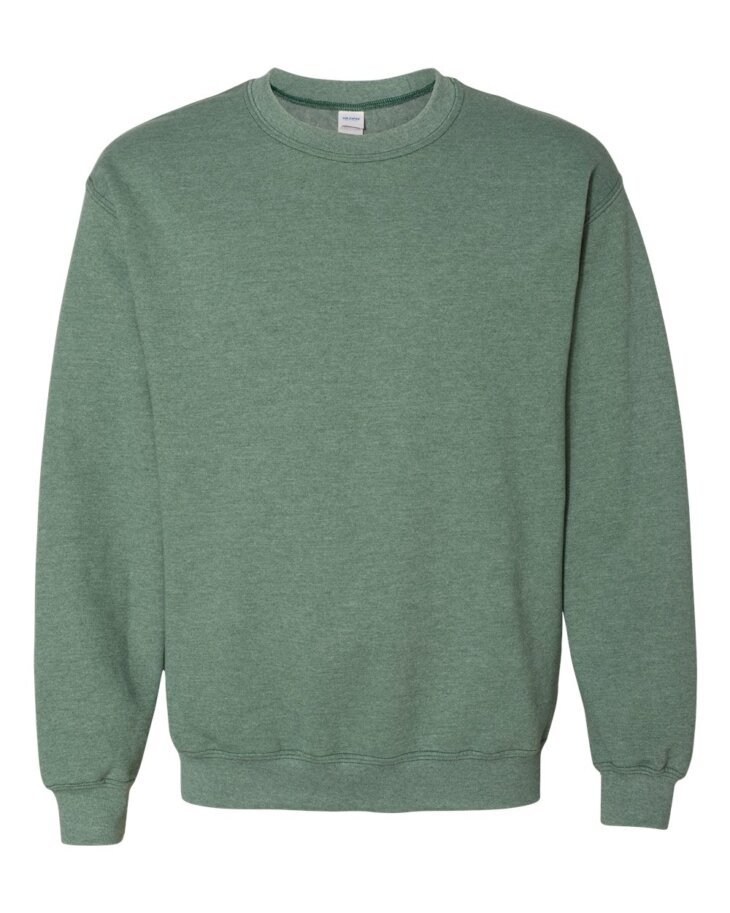 Gildan 18000 Heather Dark Green
