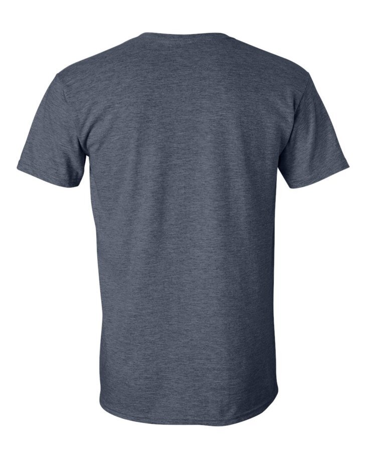 Gildan 000 Heather Navy - Image 2