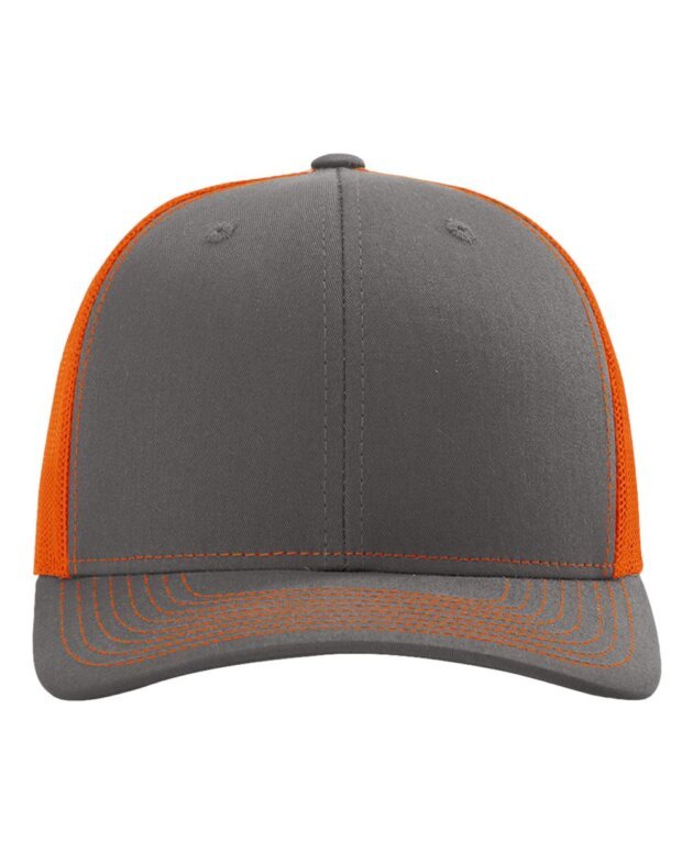 Richardson 112 Charcoal Orange