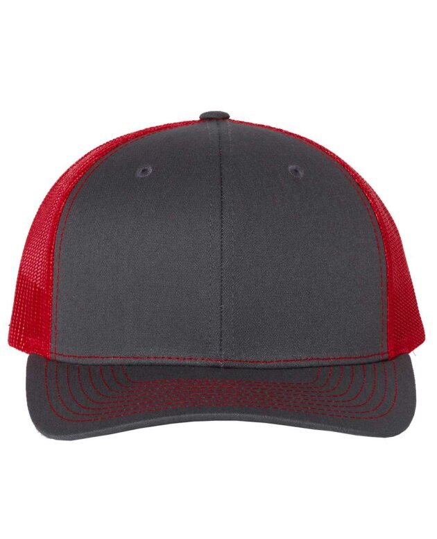 Richardson 112 Charcoal Red