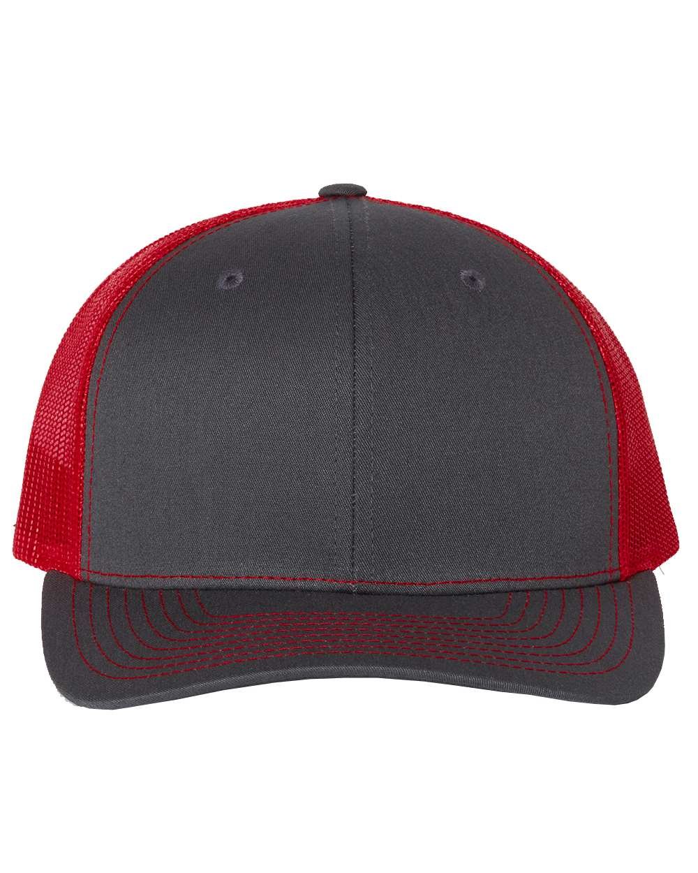 Richardson 112 Charcoal Red