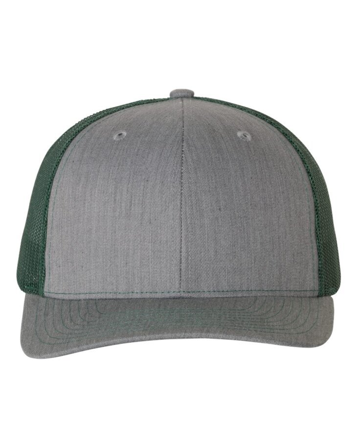 Richardson 112 Heather Grey Dark Green