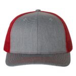 Richardson 112 Heather Grey Red