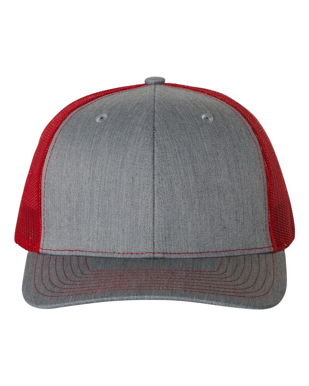 Richardson 112 Heather Grey Red