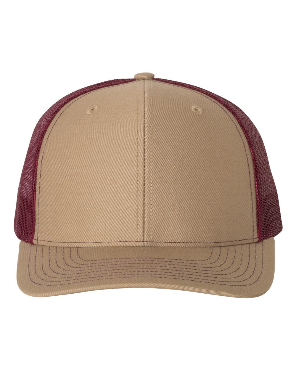Richardson 112 Khaki Burgundy
